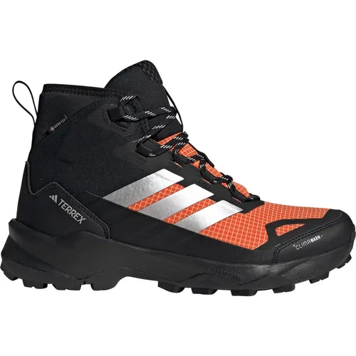 adidas Terrex Terrex Skychaser AX5 Mid Gore-tex Climawarm+ Hiking Shoes core black/silver met./semi impact orange (A0QM) 7.5