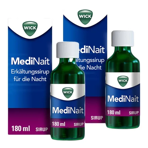Produktbild WICK MediNait Erkältungssirup 2 x 180ml