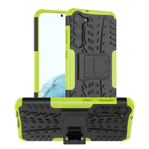 Oudoor Hülle Kompatibel mit Samsung Galaxy S23 | Case Panzer Hülle Cover Schutzhülle Etui Bumper | Grün