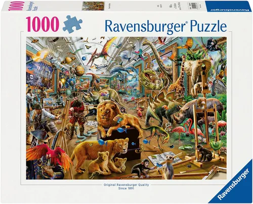 Ravensburger Puzzle Chaos in der Galerie, 1000 Puzzleteile, Made in Germany