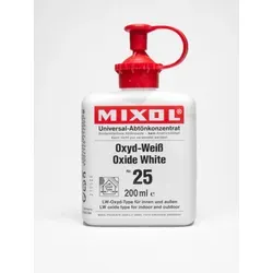Mixol Abtönkonzentrat 200ml Nr. 25 - Oxyd-Weiß von Mixol