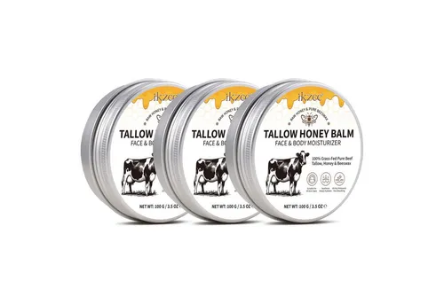 P-Beauty Cosmetic Accessories Tallow Honey Balm - Anti-Aging-Creme mit 100% natürlichen Inhaltsstoffen für intensive Feuchtigkeit, Schutz und einen gesunden Glow – ideal für alle Hauttypen.