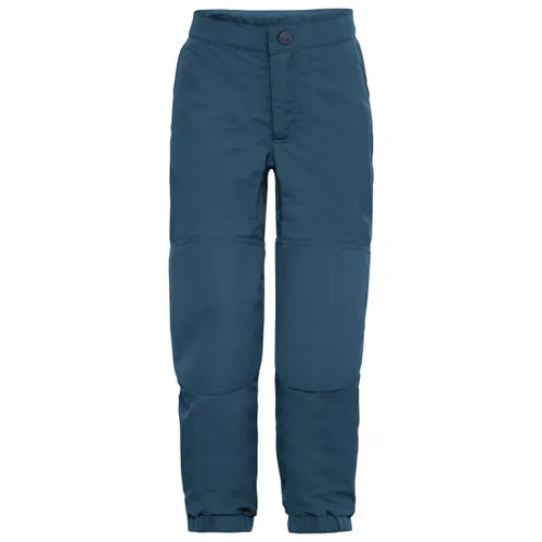 Vaude Kinder Caprea Warmlined III Hose (Größe 98, blau) - Wanderhose für Kinder mit wasserabweisender Wirkung, ideal für kühlere Temperaturen und abenteuerliche Ausflüge.