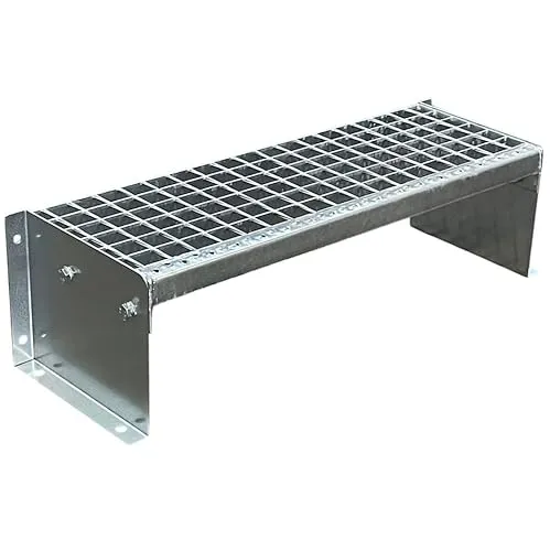 SRM Design Außentreppe 1 Stufen Treppe 60cm Breite in grau von SRM Design