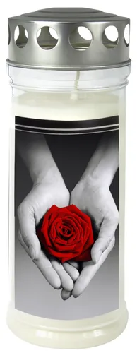 Tage Dauerbrenner Grabkerze - Gedenkkerze Motiv 