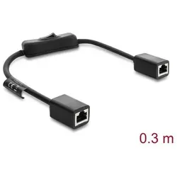 - Netzwerkkabel RJ45, F/UTP, 0,3m, schwarz 81565