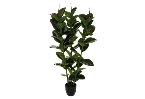Kunstpflanze Ficus elastica 120 cm