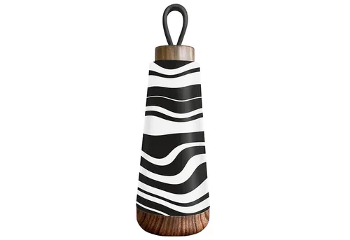 Trinkflasche Chic Mic bioloco loop 350 ml Edelstahl doppelwandig Mini Stripes