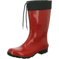 Bockstiegel Damen Gummistiefel Sara in Rot, Größe 40 - Wanderschuhe – Stilvolle und umweltfreundliche Regenstiefel mit rutschfester Sohle und verstellbarer Nylonstulpe für besten Tragekomfort bei jedem Wetter.