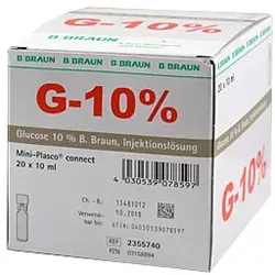 Glucose 10% B.Braun Mini Plasco Connect Inj.-Lsg. 20X10 ml