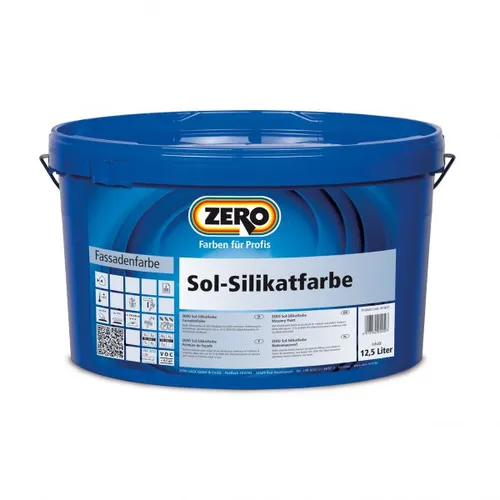 Zero Sol Silikatfarbe Fassadenfarbe von Zero