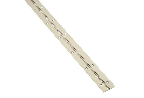 SO-TECH® Möbelbeschlag Stangenscharnier 1000 mm Edelstahloptik + Befestigungsset (1 St), verschiedene Ausführungen