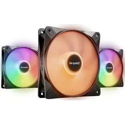 be quiet! Light Wings LX PWM Lüfter 120mm 3er Pack - Gehäuselüfter, leise mit RGB-Beleuchtung und hoher Luftfördermenge bis 87.5 m³/h
