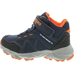 Dockers by Gerli Stiefel blau 33 EU - Wanderschuhe in Größe 33, navy mit 2 cm Absatzhöhe, ideal für Komfort und Halt, ausgestattet mit praktischem Klettverschluss.