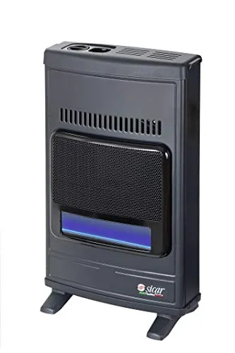 Raumheizung mit Gas Methan blue-flame Struktur in Blech A Epoxidbeschichtung kratzfest.