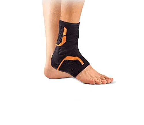 VoltActive Knöchelbandage links S, lindert Schmerzen am Knöchel, bei Ihren täglichen und sportlichen Aktivitäten, 100 Jahre, orthopädische Expertise