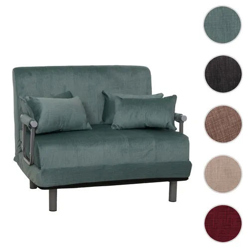 Schlafsessel HWC-K29: Klappsessel Schlafsofa mit Schlaffunktion - Sofas & Couches mit hochwertigem Chenille Stoffbezug (370g/m²) und extra dicker Polsterung für höchsten Komfort. Ideal für Gäste mit Liegefläche 190x100cm.
