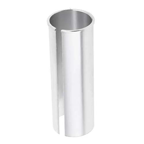 cyclingcolors Adapter 27.2MM HÜLSE REDUZIERHÜLSE Sattel Shim SATTELSTÜTZE Fahrrad Aluminium RENNRAD MTB Vintage Silber REDUZIER (27.2 mm > 30.6 mm)