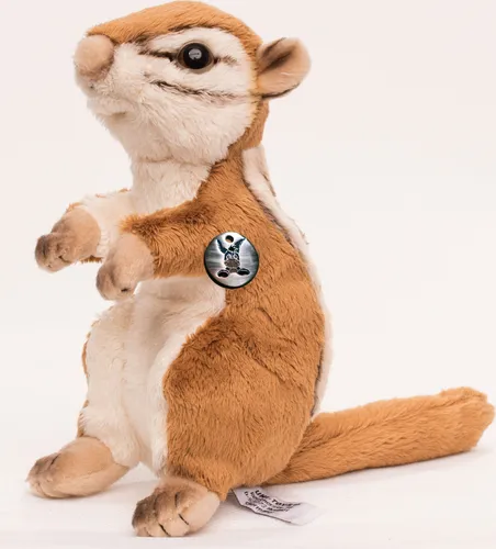 Streifenhörnchen Kuscheltier Backenhörnchen sitzend 17 cm Plüschtier * VICKI