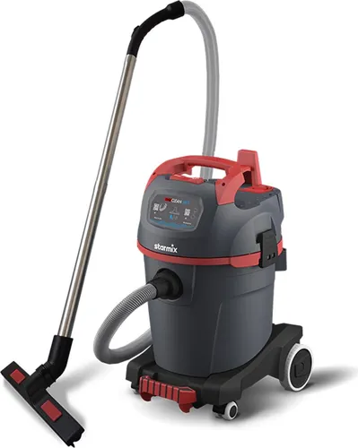 Starmix uClean LD-1432 Wet: Vielseitiger Nass- und Trockensauger - Nass- & Trockensauger mit 1400 W und 32 L Volumen, ideal für professionelle Anwendungen mit ergonomischem Design und umfangreichem Zubehör für maximale Flexibilität.