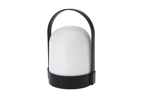 Spetebo LED Außen-Tischleuchte LED Garten Tischleuchte warm weiß - 21 x 13 cm, AN / AUS, LED fest integriert, warmweiß, Tischlampe mit Henkel Batterie betrieben