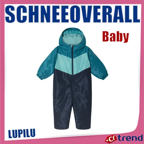 lupilu Baby Kleinkinder Jungen Schneeoverall (türkis/navy, 80)
