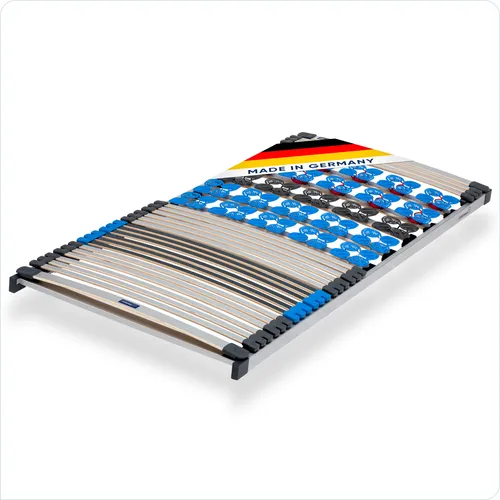 CUBEsleep Plus NV 7-Zonen Tellerfeder Kombi-Lattenrost 80 x 200 cm - Erleben Sie höchsten Schlafkomfort mit dem 7-Zonen Lattenrost. Die Kombination aus Tellerfedern und flexiblen Federleisten sorgt für optimale Unterstützung und Anpassung an alle Körpergrößen. Fertig montiert und sofort einsatzbereit!