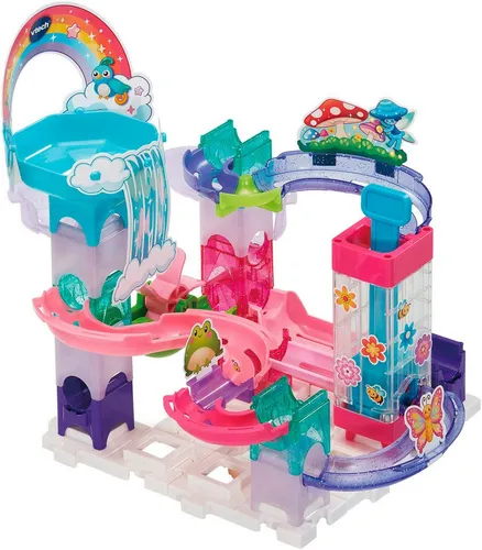 VTech Marble Rush - Fairy Garden Set M500 E - Kugelbahn mit fantasievoller Fairy Garden-Thematik, fördert Kreativität und motorische Fähigkeiten bei Kindern.