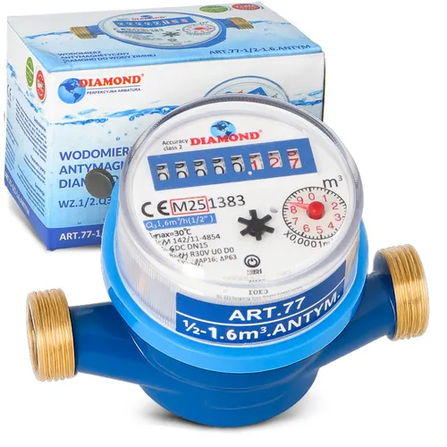 Wasserzähler Kalt 1/2'' 1,6 m³/h