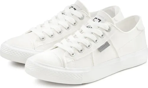 Elbsand Schnürschuh - Veganer Used-Look Sneaker in Weiß - Sneaker aus 100% Textil, im angesagten Used-Look, vegan und ideal für lässige Freizeitoutfits. Bequem und leicht, perfekt für jeden Tag.