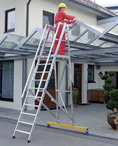 Produktbild MUNK Aluminium-Podestleiter 5 Stufen