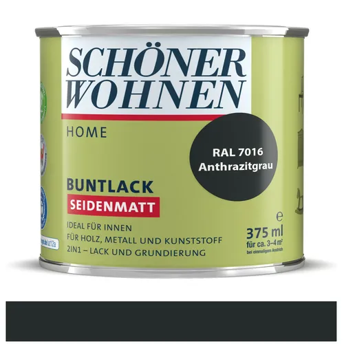 Schöner Wohnen Home Buntlack Anthrazitgrau (RAL 7016) seidenmatt 375 ml