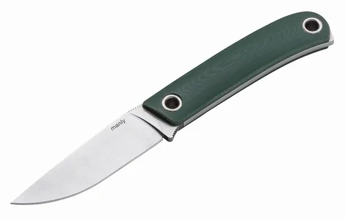 Manly Patriot D2 Military Green Jagd- und Outdoormesser - EDC-Messer in militärgrün, ideal für Jagd und Outdoor-Aktivitäten mit robustem D2-Stahl für hohe Schneidleistung.