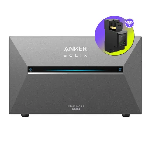 Anker Solarbank 3 E2700 Pro Balkonkraftwerk - Balkonkraftwerke mit bis zu 3600 W Solareingangsleistung und 2,68 kWh Speicherkapazität, ideal für nachhaltige Stromkostenersparnis und einfache Plug & Play-Installation.