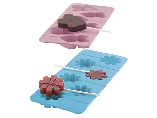 2x Silikon Backform Lolli Lutscher Pralinenform Eis Lolliform Form Formen Bonbon …