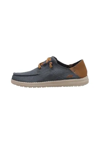 Skechers Herren 210116 NVY Lässige Schuhe, Navy Canvas, 47.5 EU