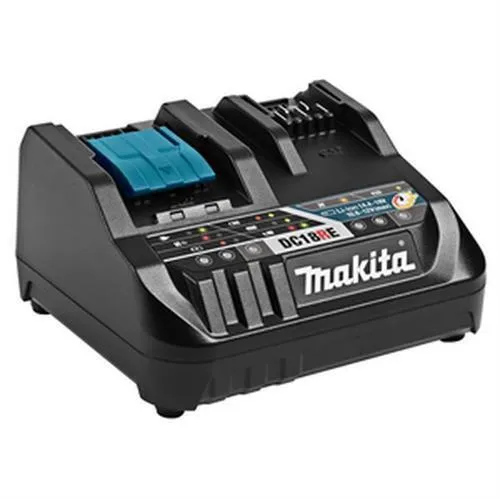 Makita 198720-9 Ladegerät DC18RE - Ladegerät für Makita Akkus, schnelles Laden und hohe Effizienz, ideal für Heimwerker und Profis