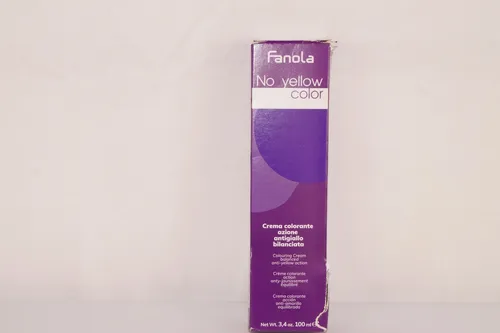 Fanola No Yellow Color 8 ICE 100 ml - Haarfärbemittel - Haarfärbemittel für kühles Blond, neutralisiert unerwünschte Gelbtöne und sorgt für strahlende, lebendige Farben.