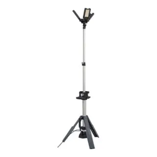 Brennenstuhl Professional Stativ LED Baustrahler Dreikopf 13050 T - 100W, 13500lm - LED-Arbeitsleuchten mit 360° Ausleuchtung und drei individuell einstellbaren Strahlern für maximale Flexibilität auf der Baustelle.