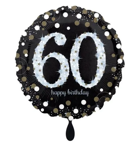 Folienballon in schwarz von Amscan