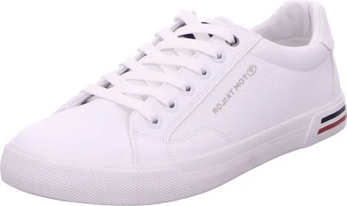 Tom Tailor Herren 5383201 Sneaker, White, 44 EU - Herren-Sneaker in modernem Design, ideal für lässige Outfits und den täglichen Komfort.