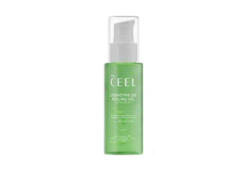 THE CEEL Gesichtspflege Gesichtspeeling Gel 100 ml-Aloe Vera Extrakt Coenzym Q10 Pflege, Reinigendes und aufhellendes Gesichtspeeling Gel