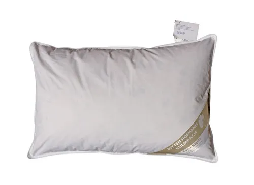 Betten Hofmann Kopfkissen 40x60 cm - Kopfkissen für Rückenschläfer und Seitenschläfer, mit 300g neuer Federn- und Daunenfüllung, 100% Baumwollbezug, waschbar bis 60°C, ideal für Allergiker.