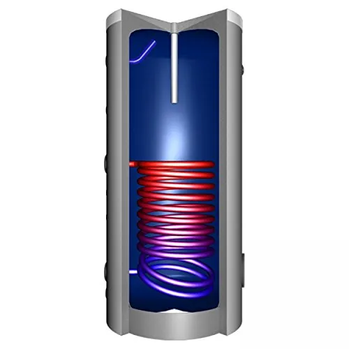 Schindler + Hofmann J00068 Brauchwasserspeicher 120 L - Warmwasserspeicher mit 1x Wärmetauscher, ideal für effiziente Warmwasserbereitung in Haushalten und Gewerbe.