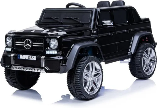Elektro Kinder Mercedes G650 Maybach - Batteriebetriebene Fahrzeuge mit LED-Beleuchtung, 4 Motoren und luxuriösem Ledersitz, ideal für Kinder von 3-7 Jahren, max. Geschwindigkeit 6 km/h, inklusive MP3-Player und Fernsteuerung.