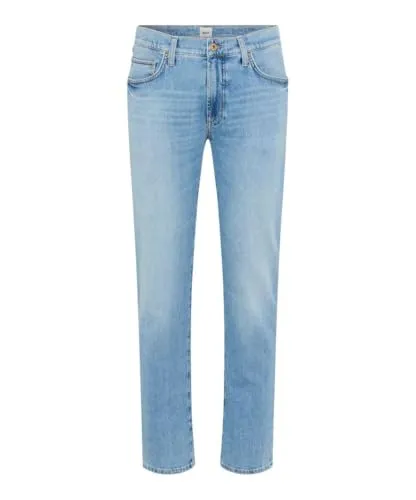 Brax Herren Five-Pocket-Hose Style CLINT WARM DAYS BLUE USED - Bequeme Five-Pocket-Jeans in hellblauem Denim, Relaxed Straight Fit für optimalen Tragekomfort und vielseitige Kombinationsmöglichkeiten.