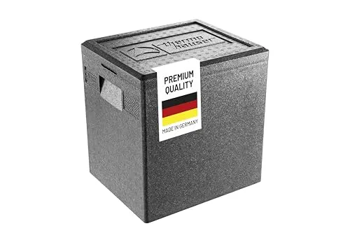 thermohauser EPP-Thermobox GN 1/2 schwarz, 31 L – Ideal für den Gastronomietransport - Sonstige Gastronomieartikel – Sicherer Transport von Speisen mit hoher Isolierwirkung und geringem Eigengewicht, perfekt für Gastronomie und Lieferdienste.