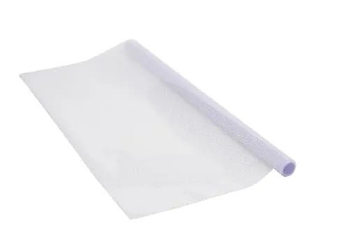 Venilia Fensterfolie statisch Vitrostatic Pailetten, Sichtschutz Folie, Milchglasfolie, Scheibenfolie, Folie für Duschkabine, Glasdekorfolie, transparent, 45cm x 1,5m, 200µm (Stärke: 0,2mm), 53239