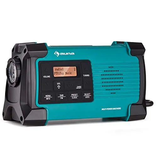 Auna Aufladbares DAB-Radio mit Bluetooth von Auna