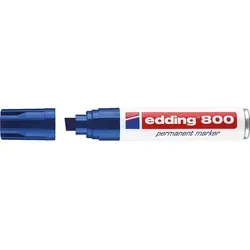 Permanentmarker 800 Edding Strichbreite 4 - 12 mm, Keilspitze, blau